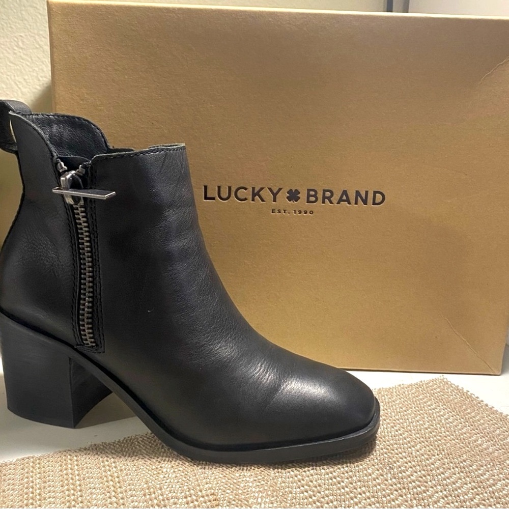 Lucky Brand Walba Black Bootie